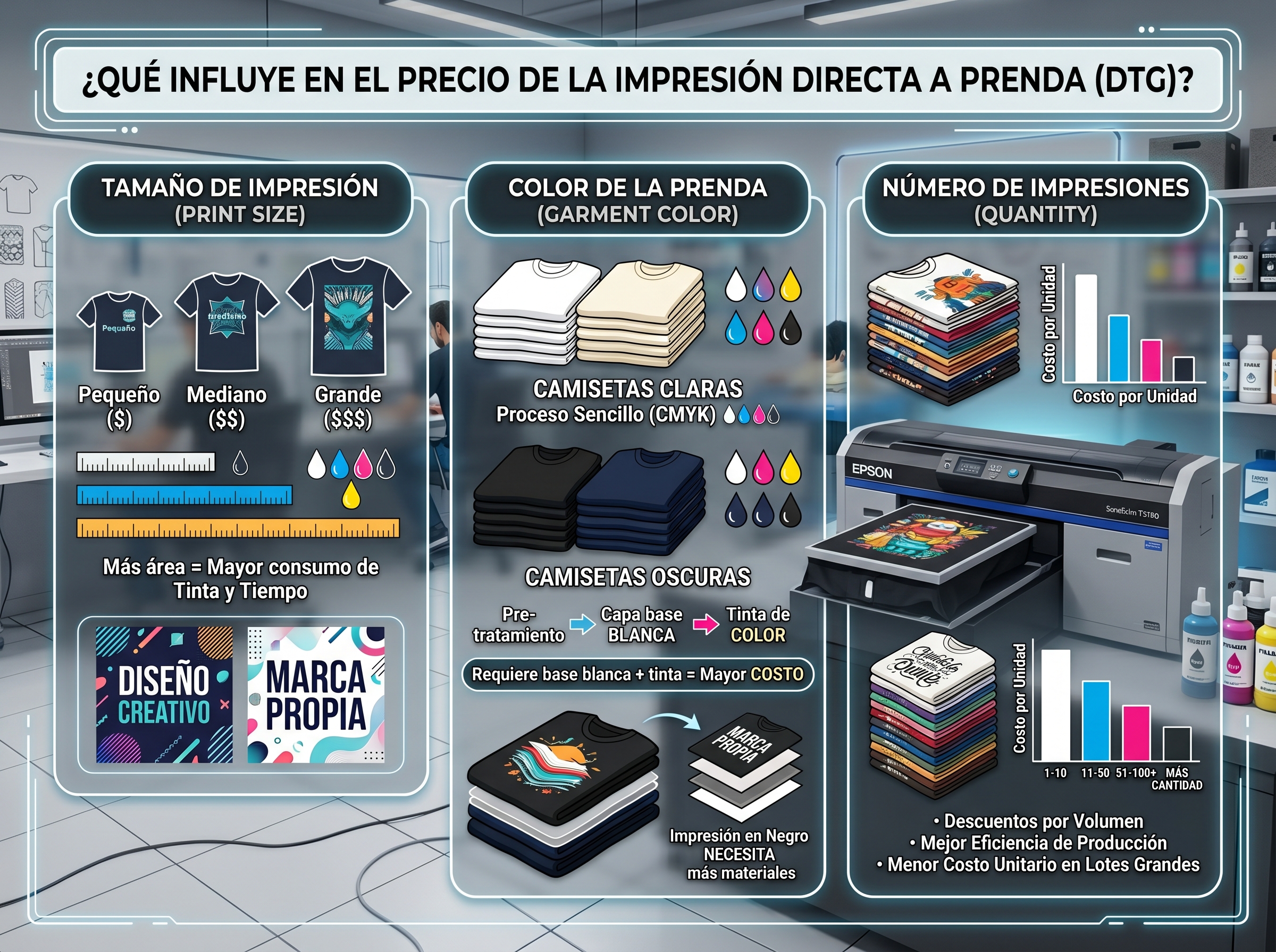 Qué influye en el precio del DTG